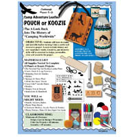 Camp Tooling Koozie or Pouch Lesson Plan