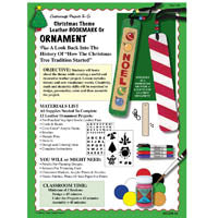 Christmas 1 Non Tooling Bookmark Lesson Plan