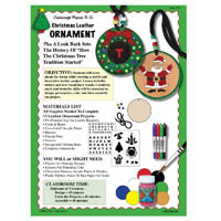 Christmas 1 Non Tooling Rounder Ornament Lesson Plan