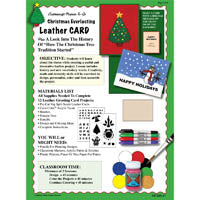 Christmas 2 Non Tooling Half Back Card Lesson Plan