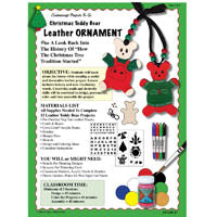 Christmas 2 Non Tooling Teddy Bear Ornament Lesson Plan
