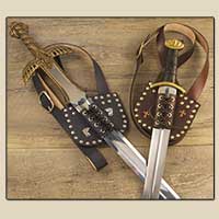 Crusader-Style Over-Shoulder Sword Carrier Pattern