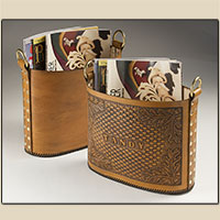 Magazine Bucket Magazine Bucket Pattern — Tandy Leather Canada