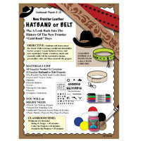 New Frontier Non Tooling Hatband or Belt Lesson Plan