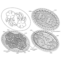Oval Patch Buckle Tooling Patterns — Tandy Leather Canada