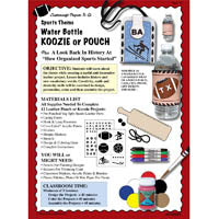 Sports Non Tooling Koozie or Pouch Lesson Plan