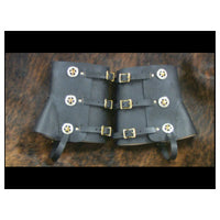 Steampunk Leather Gaiters