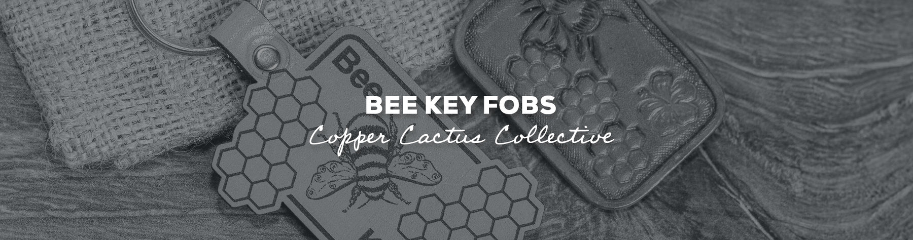 Gift Idea: Bee Key Fobs With Copper Cactus Collective