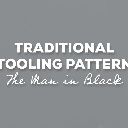 Gift Idea: Traditional Tooling Pattern With The Man in Black