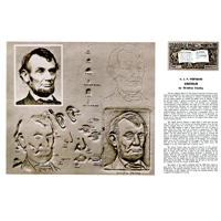 VIP Portraits Abraham Lincoln by Christine Stanley- Series 5B Page 1