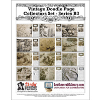 Vintage Doodle Page Collectors Set - Series B3