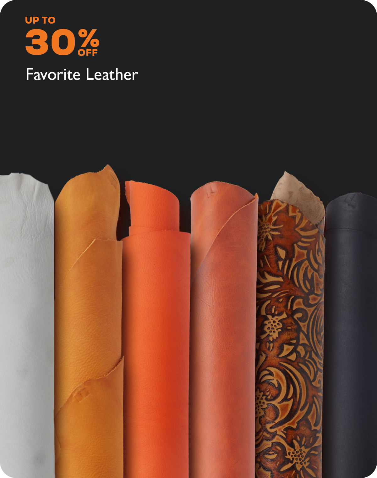 Up to 30% off Favorite Leather