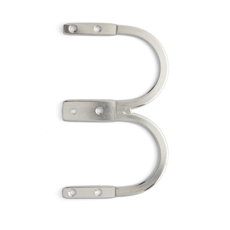 Double cosse à sertir plate en acier inoxydable
