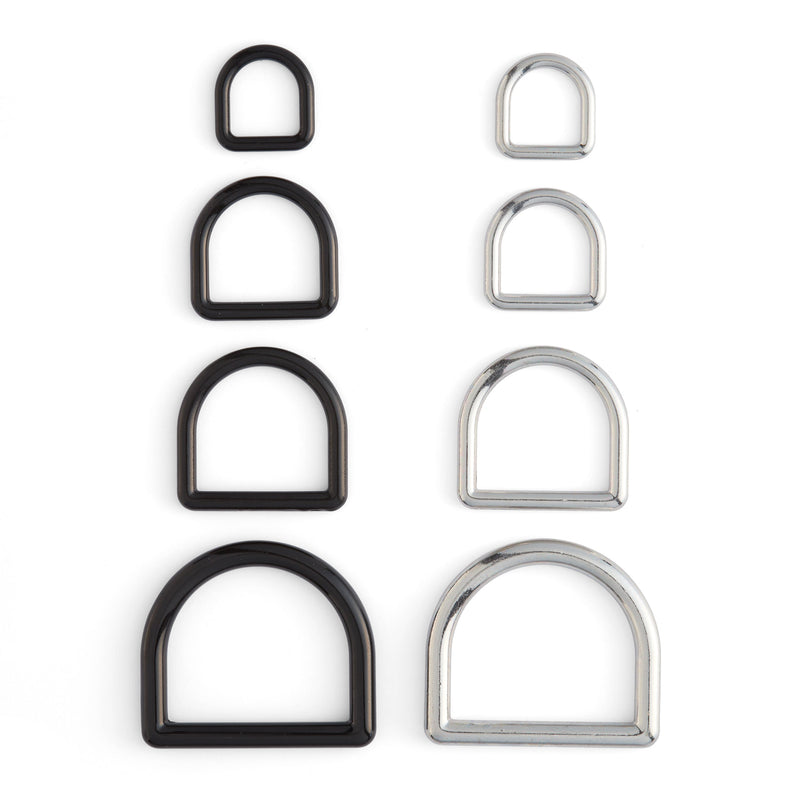 Decorative Solid D-Rings