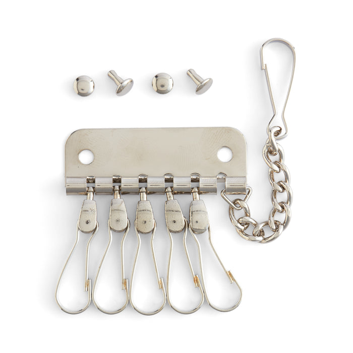 6 Hook Key Plate With Chain