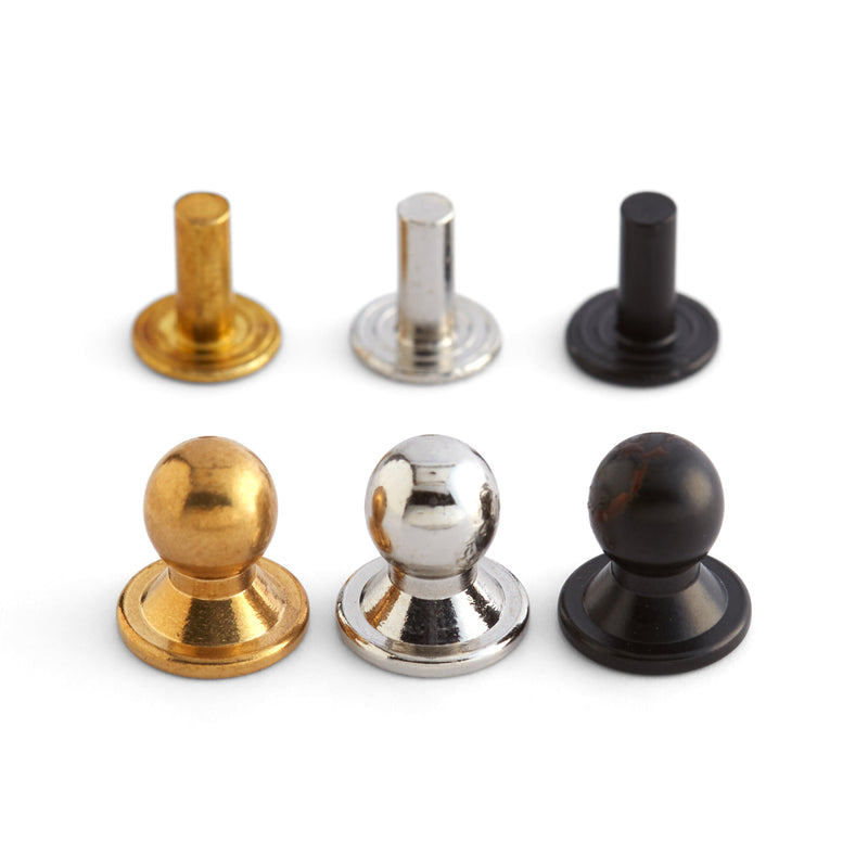 Solid Brass Sam Browne Button Stud