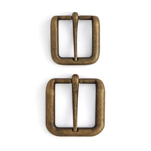 ▷ Double D Ring Buckle 23 mm Metal Adjusting Buckle and Belt Buckle