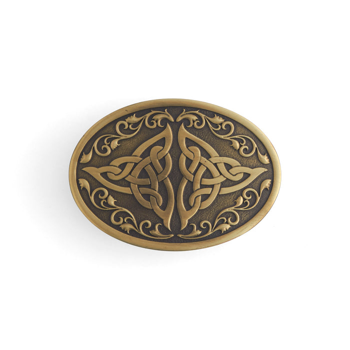 Celtic Triangle Knot Trophy Buckle