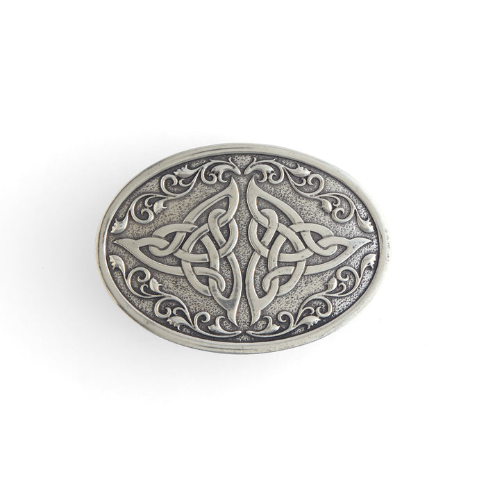 Celtic Triangle Knot Trophy Buckle