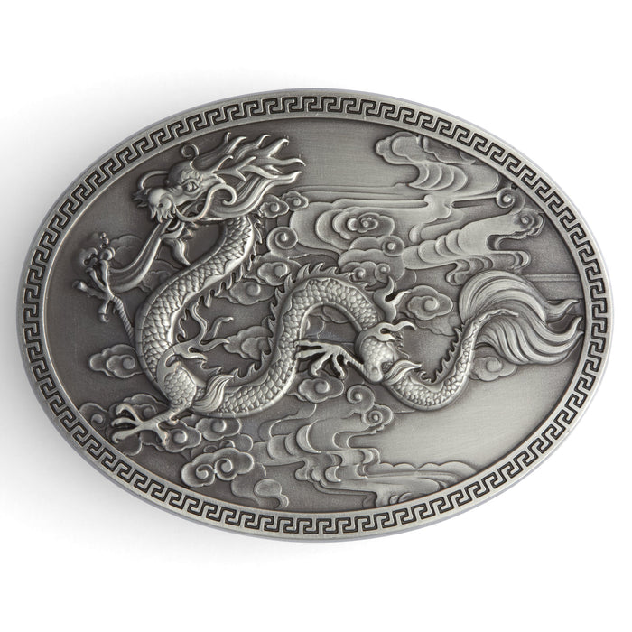 Oval Dragon Trophy Buckle