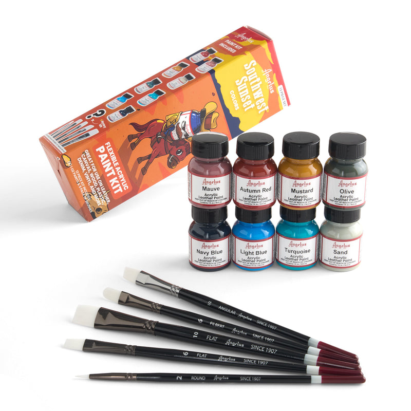 Angelus Southwest Sunset Leather Paint Set