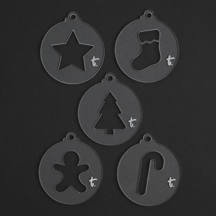 Holiday Ornament Acrylic Template Set