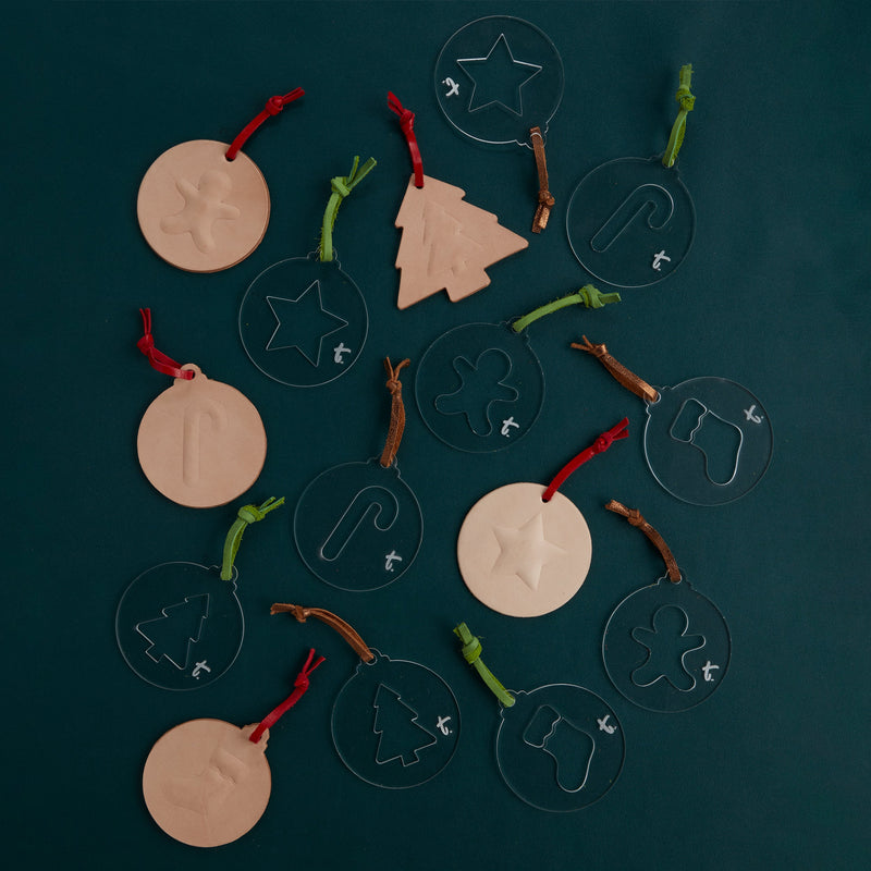 Holiday Ornament Acrylic Template Set