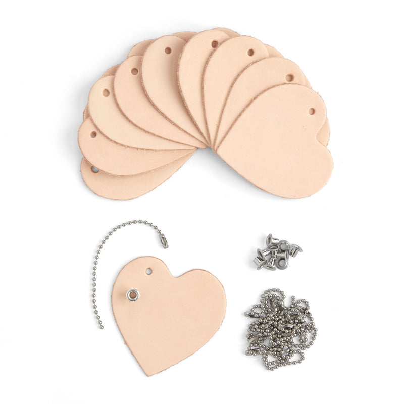 Trousse de porte-clés Cœur (paquet de 10)