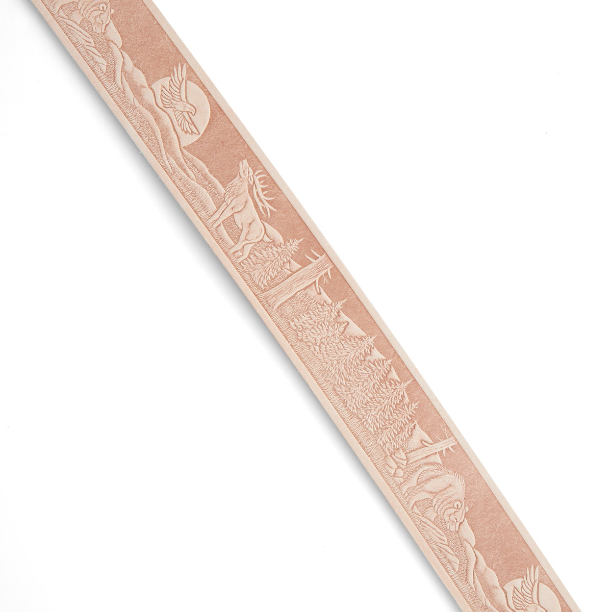 Wildlife Embossed Belt Blank | Tandy Leather — Tandy Leather Canada