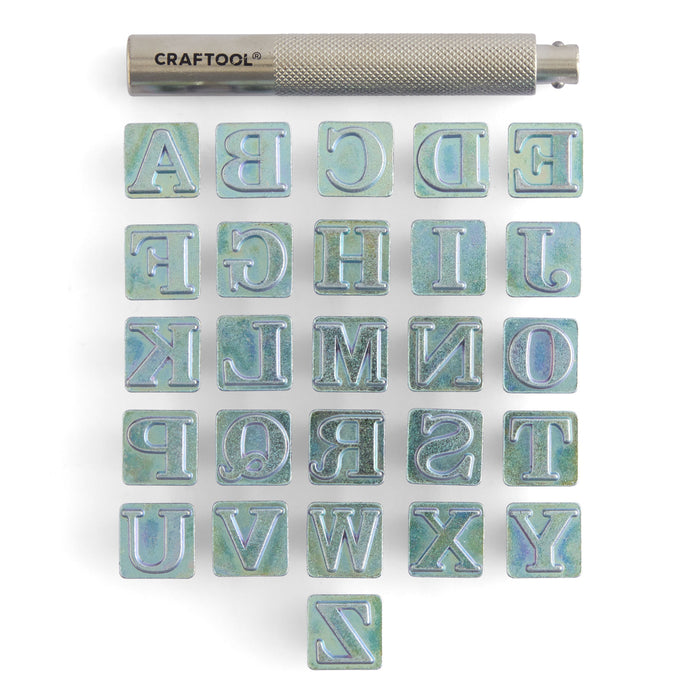 Craftool® Classic Serif Alphabet Stamp Set