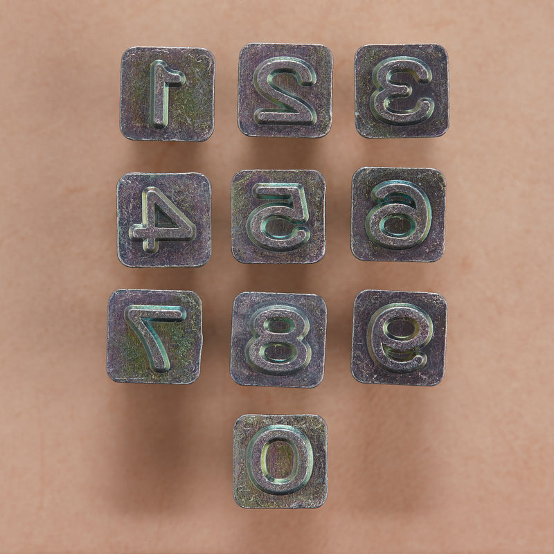 Easy-To-Do Stamp Set Numbers 6 mm (1/4")