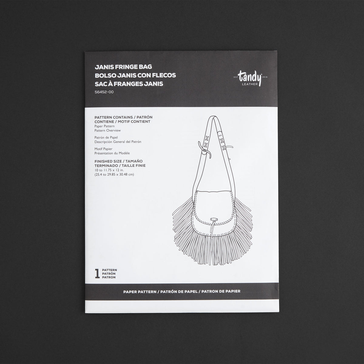Tandy Leather Carole Fringe Bag Kit - DIY Pre-Cut Leather Craft Project
