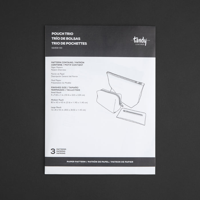 Pouch Trio Paper Pattern