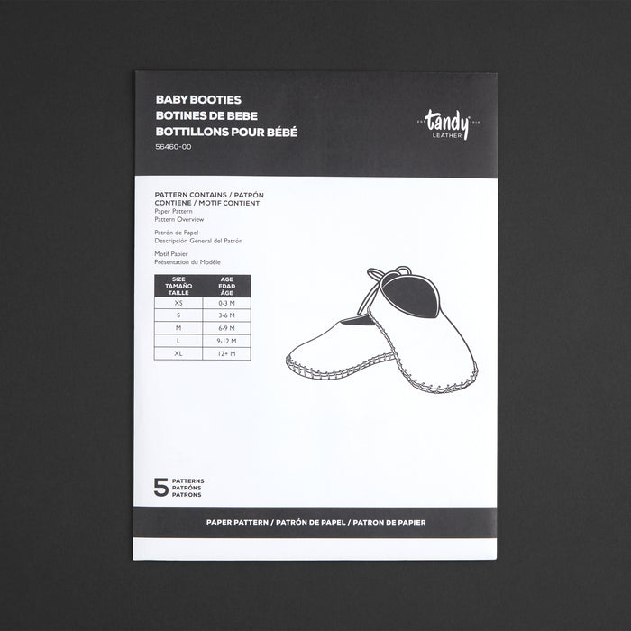 Baby Booties Paper Pattern