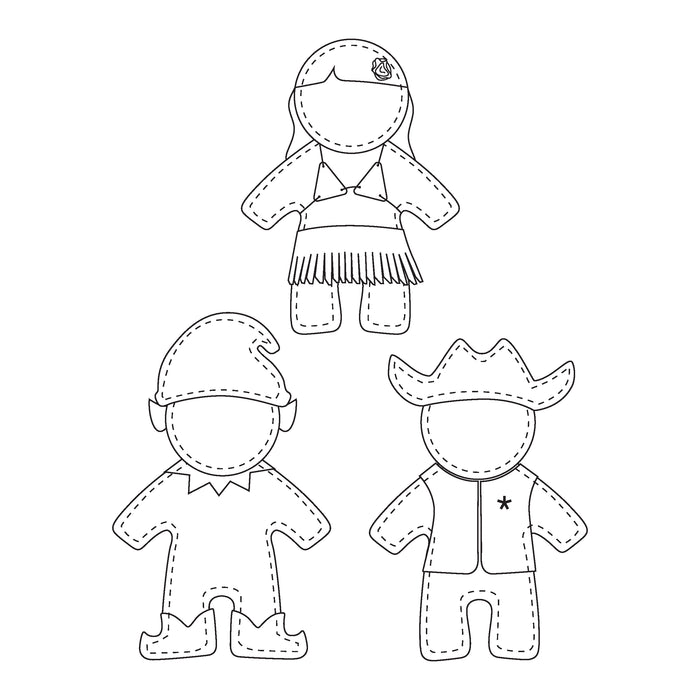 Tandy Tots Paper Pattern