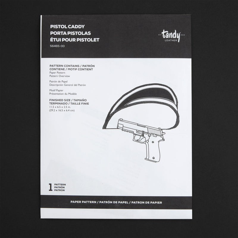 Patron en papier pour support de pistolet