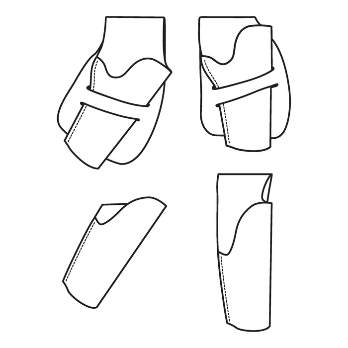 1911 Holster Paper Pattern