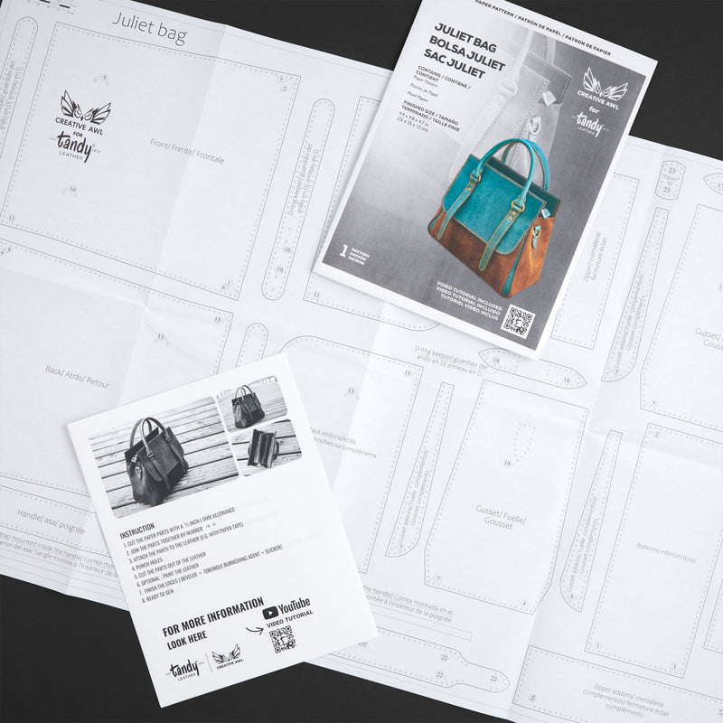 Creative Awl patrons de sac en papier Juliet