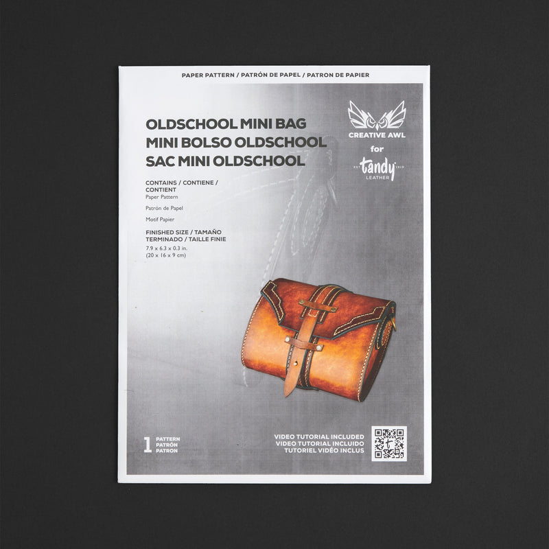 Patron en papier pour mini-sac Creative Awl Old-School