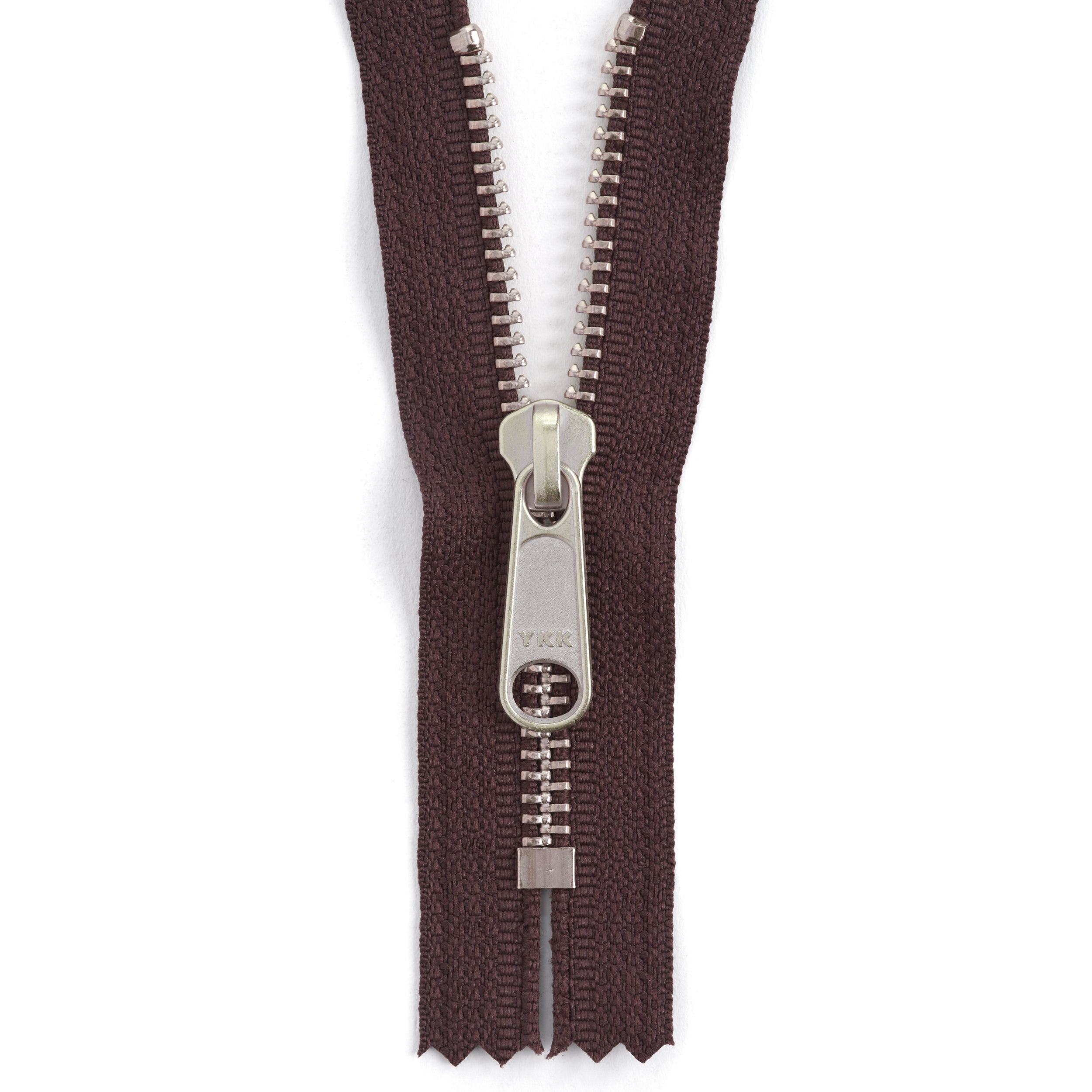 YKK #5 Nickel Plate Complete Zipper | Tandy Leather — Tandy
