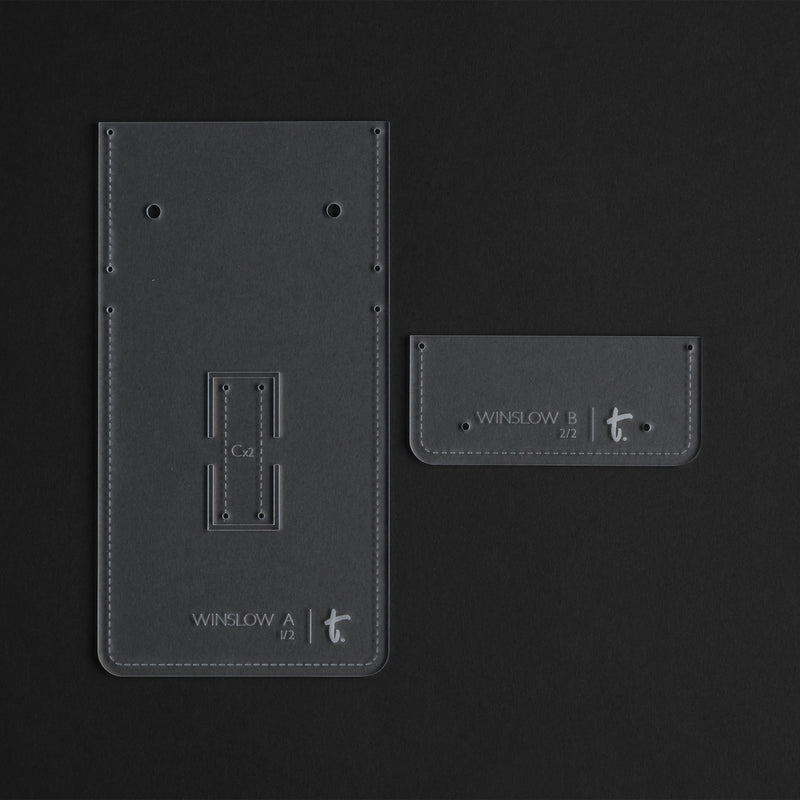 Winslow Small Wallet Acrylic Template