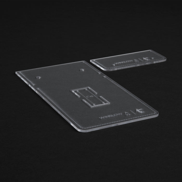Winslow Small Wallet Acrylic Template