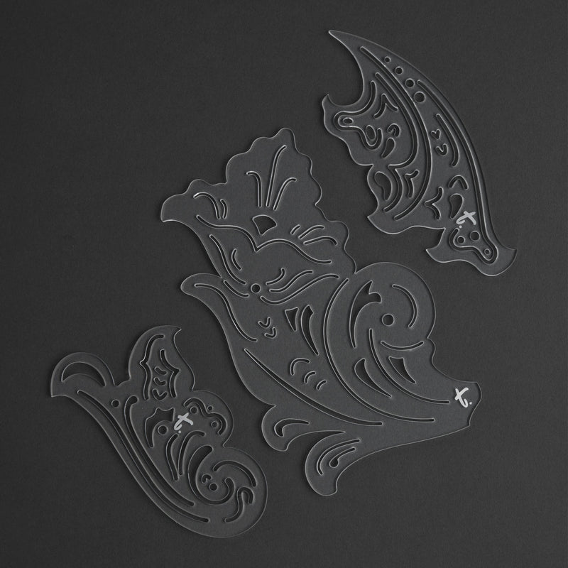 Gabarit acrylique Western Curves