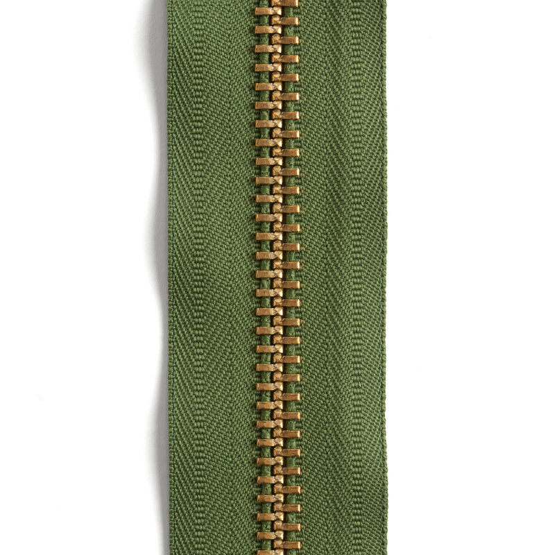 YKK #10 Brass Zipper Tape 6 ft. (1.8 m)