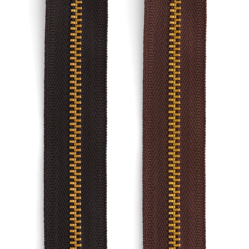 YKK #45 Brass Zipper Tape