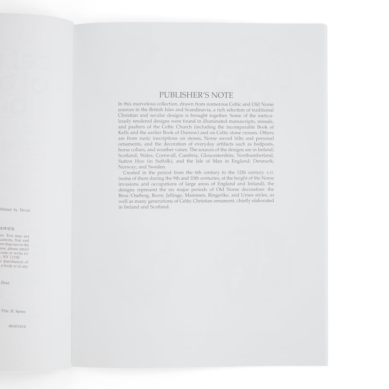 Celtic & Old Norse Designs Book