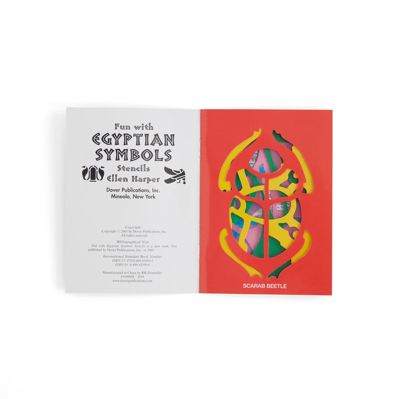 Fun with Egyptian Symbols Stencils Book