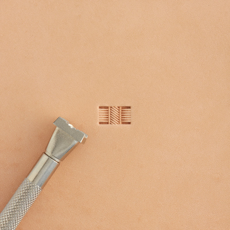 Estampe pour vannerie diagonale centrée Craftool®
