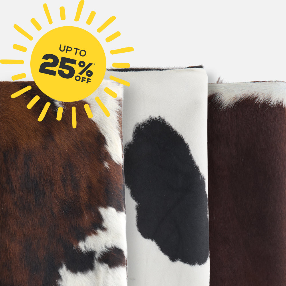 Hair-On Cowhide Rugs - Up to 25% Off*