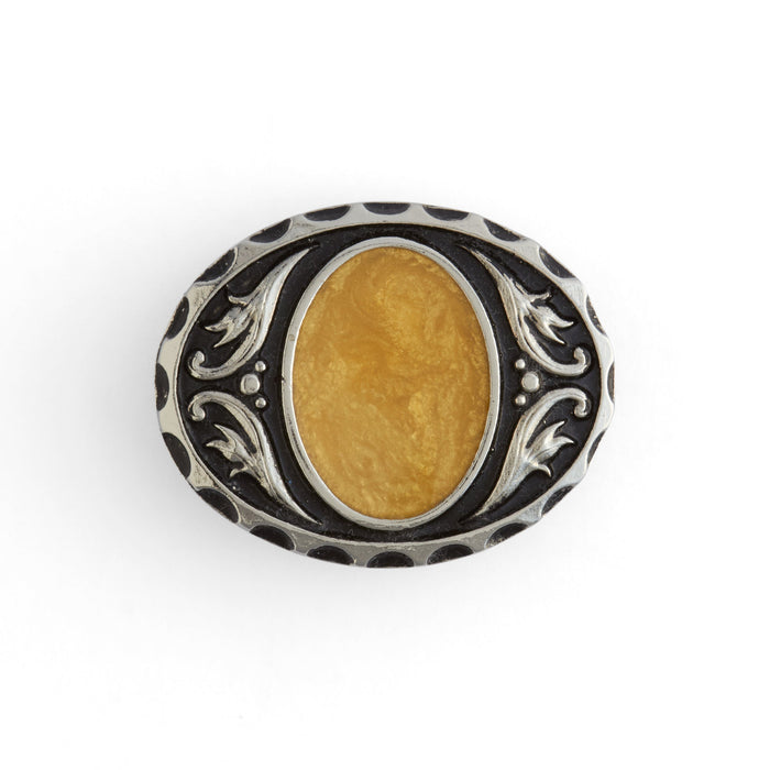 Onyx Enamel Concho